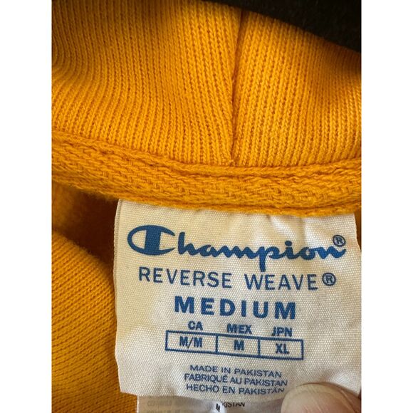 Champion Men's Reverse Weave Embroidered Logo Hoodie Size M - Picture 3 of 5